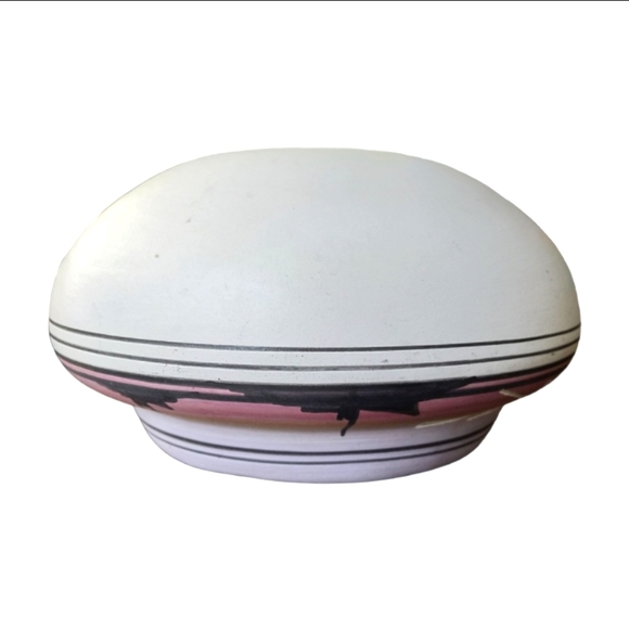 Native American Navajo Hand Painted Incised Art Pottery Southwestern Signed Vtg - Picture 11 of 13